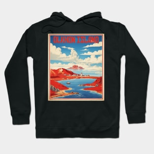 Olkhon Island Lake Baikal Russia Vintage Tourism Poster Hoodie